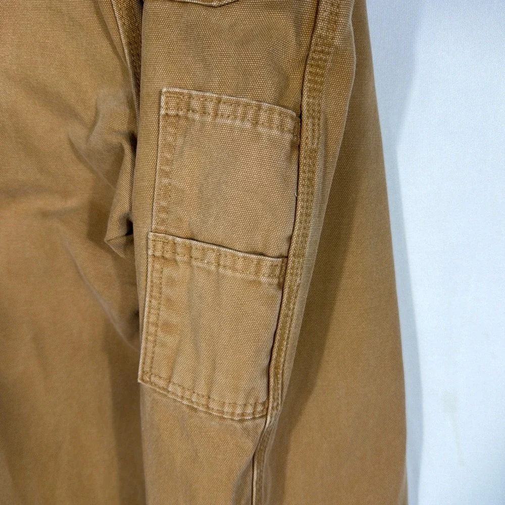 Vtg Dickies Duck Canvas Carpenter Pants 40x30 Brown Relaxed Fit Workwear Utility